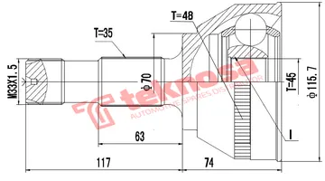 Outer Cv Joint product image