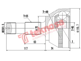 Outer Cv Joint product image