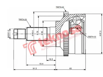 Main image of Outer Cv Joint - FD5010A
