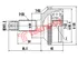 Thumbnail image of Outer Cv Joint - HO3002A