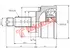 Thumbnail image of Outer Cv Joint - HO5722