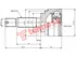 Thumbnail image of Outer Cv Joint - HY5715
