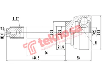 Main image of Outer Cv Joint - IZ5941