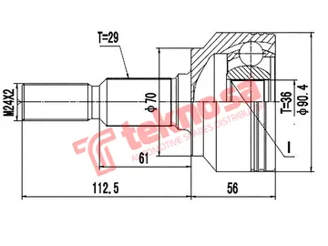 Main image of Outer Cv Joint - JE3005