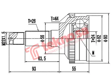 Main image of Outer Cv Joint - KA3004A