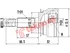 Thumbnail image of Outer Cv Joint - KA7009A