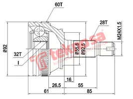 Outer Cv Joint product image
